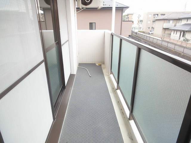 バルコニー　広いベランダです。