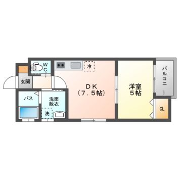 グロワール栄町の間取り写真