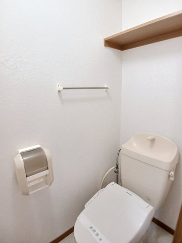 トイレ　ゆったりとした空間のトイレです