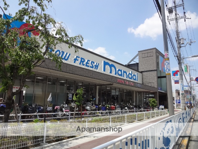 スーパー　（株）万代／中小阪店（スーパー）まで576m