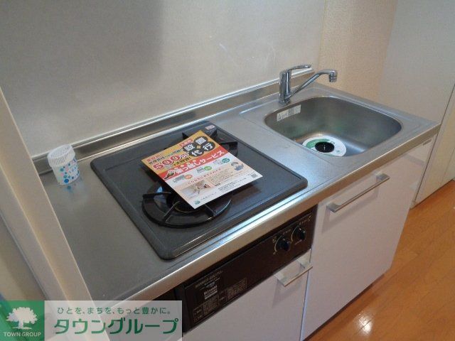 キッチン　システムキッチン（2口ガスコンロ）