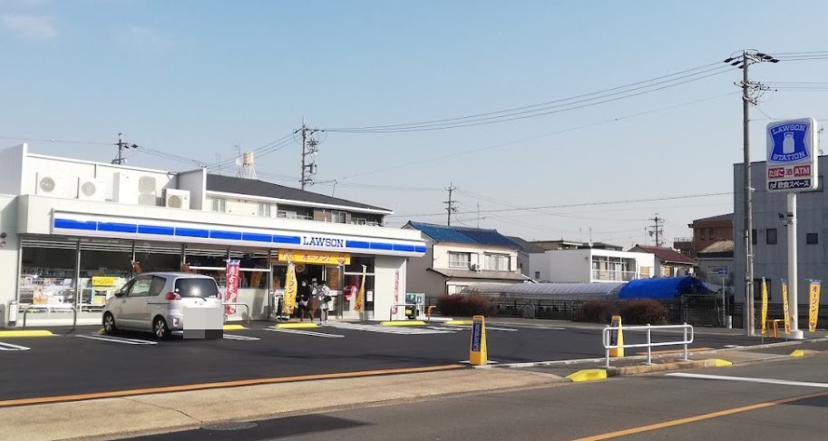 コンビニ　ローソン 中川野田一丁目店（コンビニ）まで489m