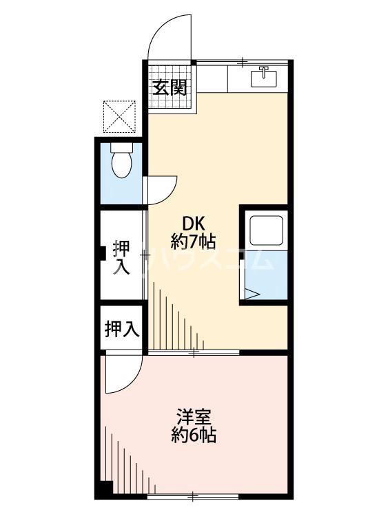 金城マンションの間取り写真