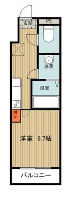 エスコート秋の間取り写真