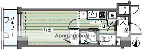 ＪＲ中央線 荻窪駅 徒歩4分 8階建 築26年の間取り写真