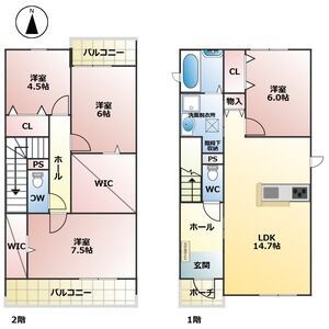 東起町4-118KODATEXVI-Cの間取り写真