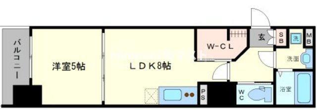 サムティ江戸堀アサントの間取り写真