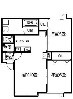 アルト33の間取り写真
