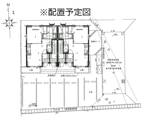 駐車場　※駐車場配置図