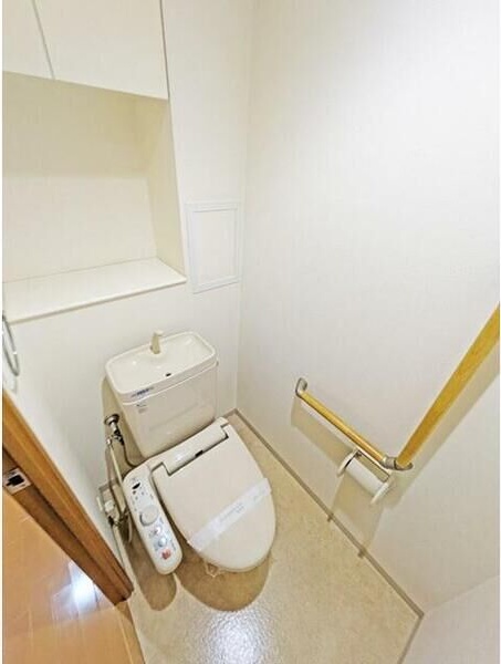 トイレ　ゆったりとした空間のトイレです