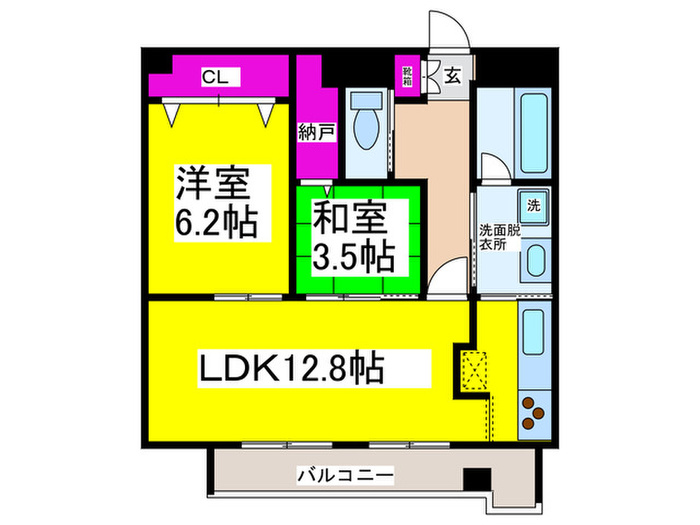 AXIS LIFE TSURUHARAの間取り写真