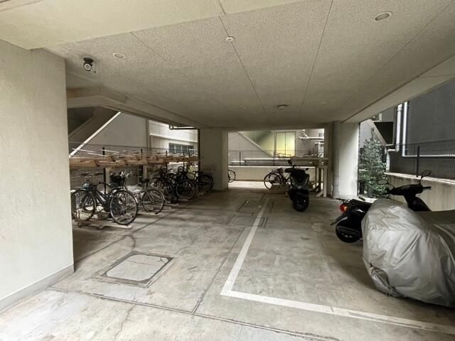 駐車場　駐輪場です。