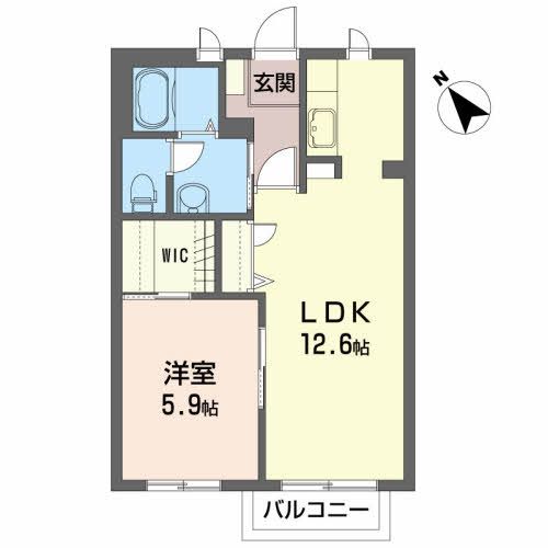 青い森鉄道 八戸駅 徒歩14分 2階建 築21年の間取り写真