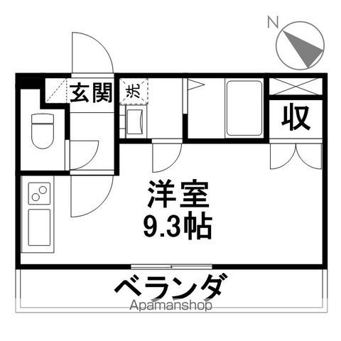 ＪＲ伯備線 総社駅 徒歩13分 2階建 築25年の間取り写真