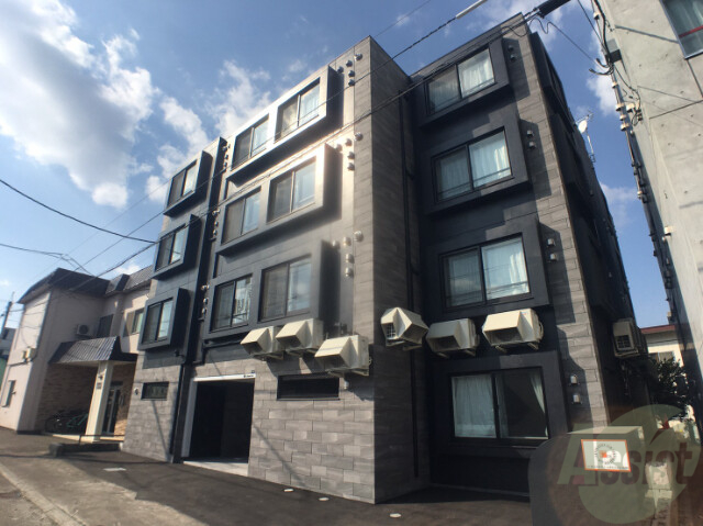 建物外観　札幌市豊平区平岸四条「アリソンヴェール」