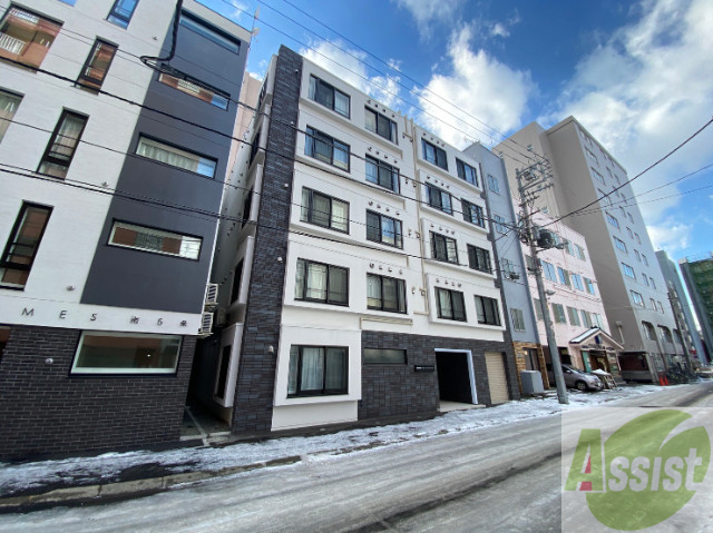 建物外観　札幌市中央区南５条西「ピュア東彩館６」
