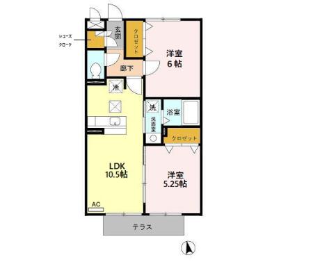 D’room京命の間取り写真