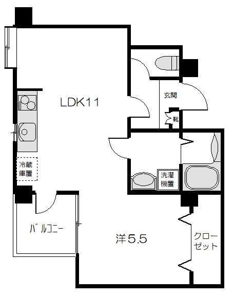 ＪＲ東海道本線 芦屋駅 徒歩2分 5階建 築39年の間取り写真