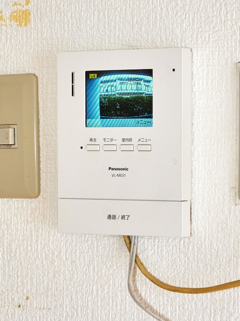 セキュリティ　カラーモニター付インターホン