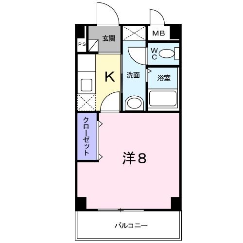 湘南モノレール 湘南深沢駅 徒歩2分 3階建 築20年の間取り写真