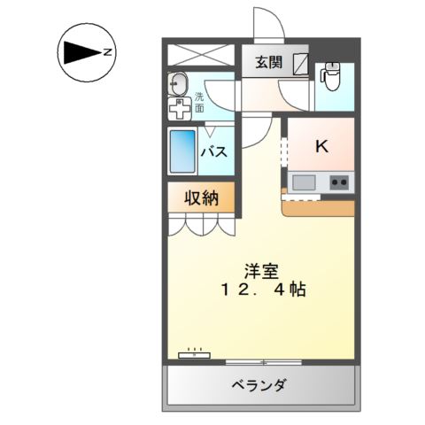 アメニティーハウス2番館の間取り写真