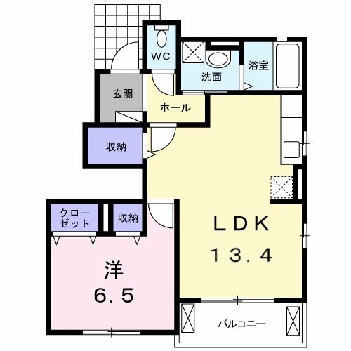 リバーサイド サガタの間取り写真