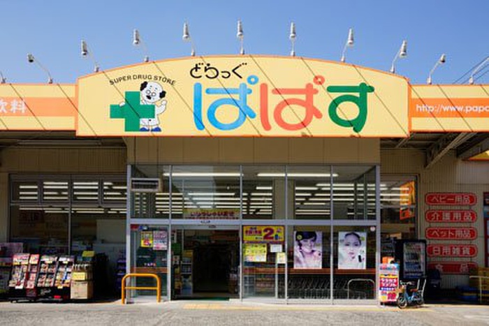 ドラックストア　どらっぐぱぱす下丸子店（ドラッグストア）まで350m