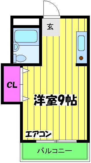 府中セントポーリアの間取り写真