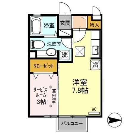マインシュロス一条の間取り写真