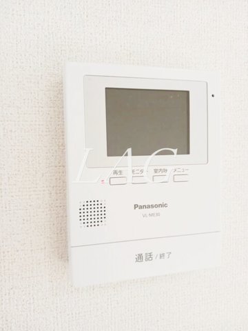 セキュリティ　モニター付きインターフォンです。
