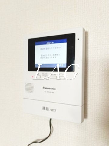 セキュリティ　モニター付きインターホンです。
