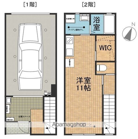 ＪＲ東海道本線 浜松駅 バス乗車時間：14分 最寄りバス停で下車 徒歩2分 2階建 新築の間取り写真
