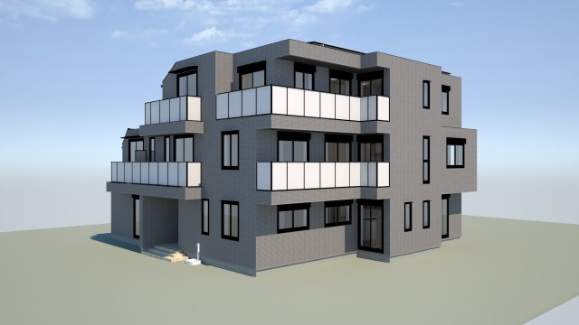 建物外観　ZEH-M対応の旭化成ヘーベルメゾン