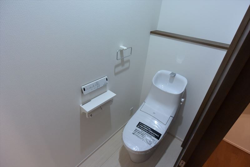 トイレ　ゆったりとした空間のトイレです