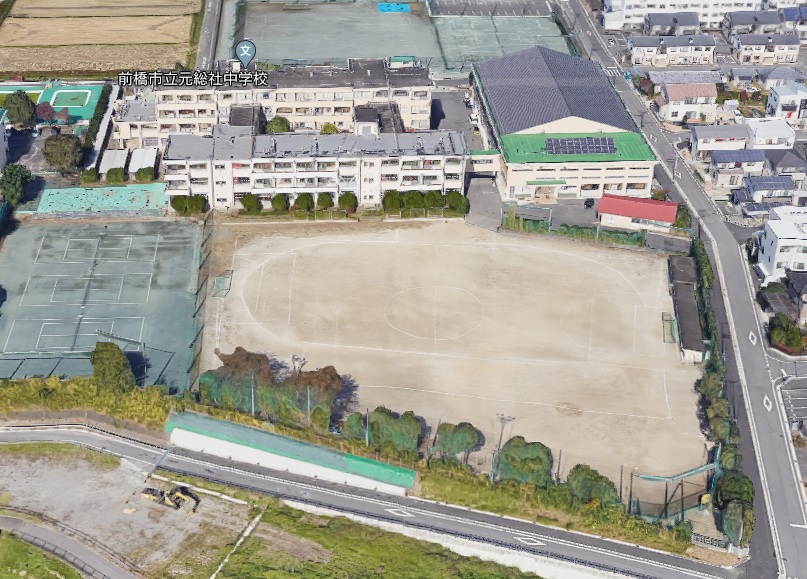 中学校　前橋市立元総社中学校（中学校）まで883m