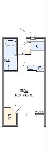 レオパレスフロールの間取り