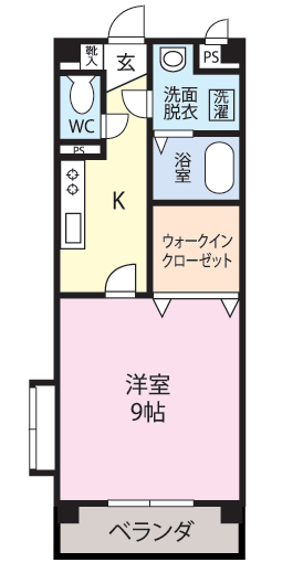 ブランシェ四ツ谷の間取り