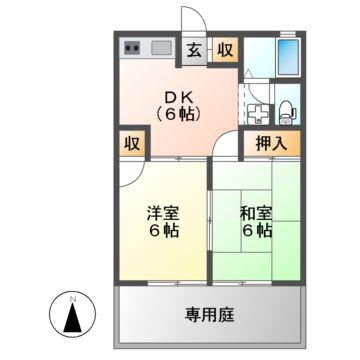 ロイヤルグリーンIIの間取り