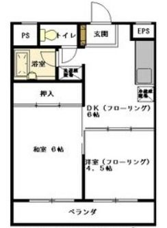 プログレス国立の間取り