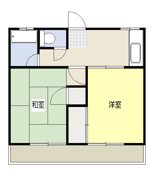 グリーンハイツの間取り