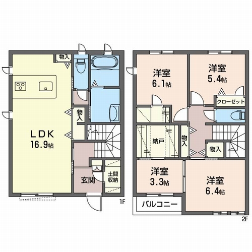 プルミエルの間取り