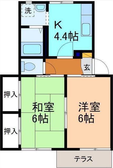 アベニュー290A棟の間取り