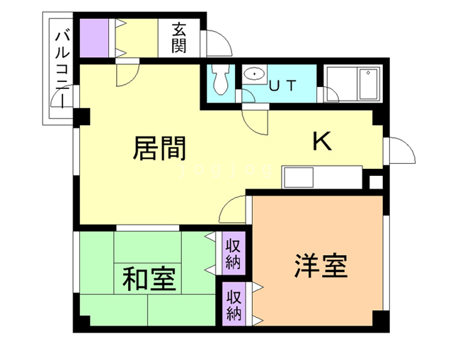 ハイツガーベラの間取り