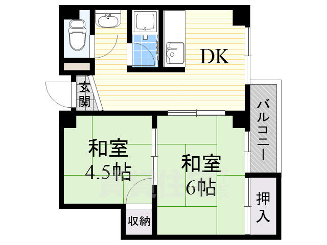 エフシャイン山下の間取り