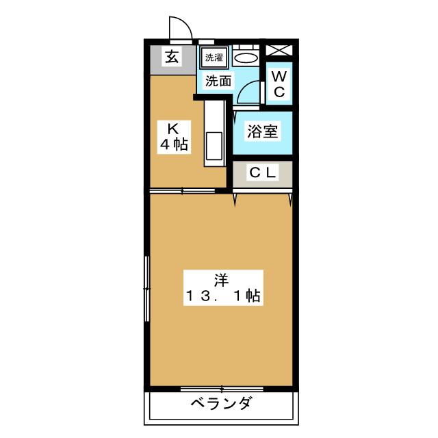 マンションベイビューの間取り