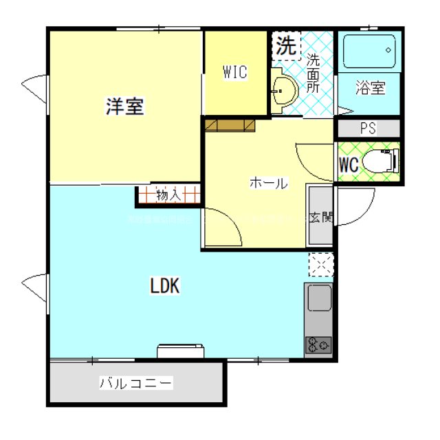 パストラル飛田の間取り