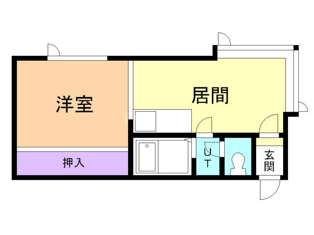 ハイツＴＲＥＮＤの間取り