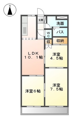 サンシャインの間取り