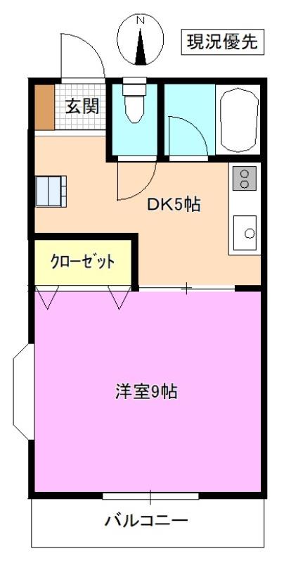 コーポ高山の間取り