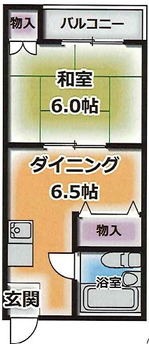 湊川ヤングハイツの間取り